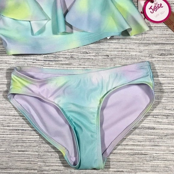 Justice Girls size XS 5/6 Bikini Swimsuit G15 - Picture 7 of 8